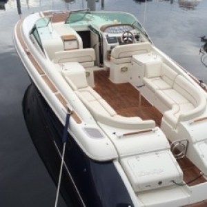 boat docked for a tour around NYC